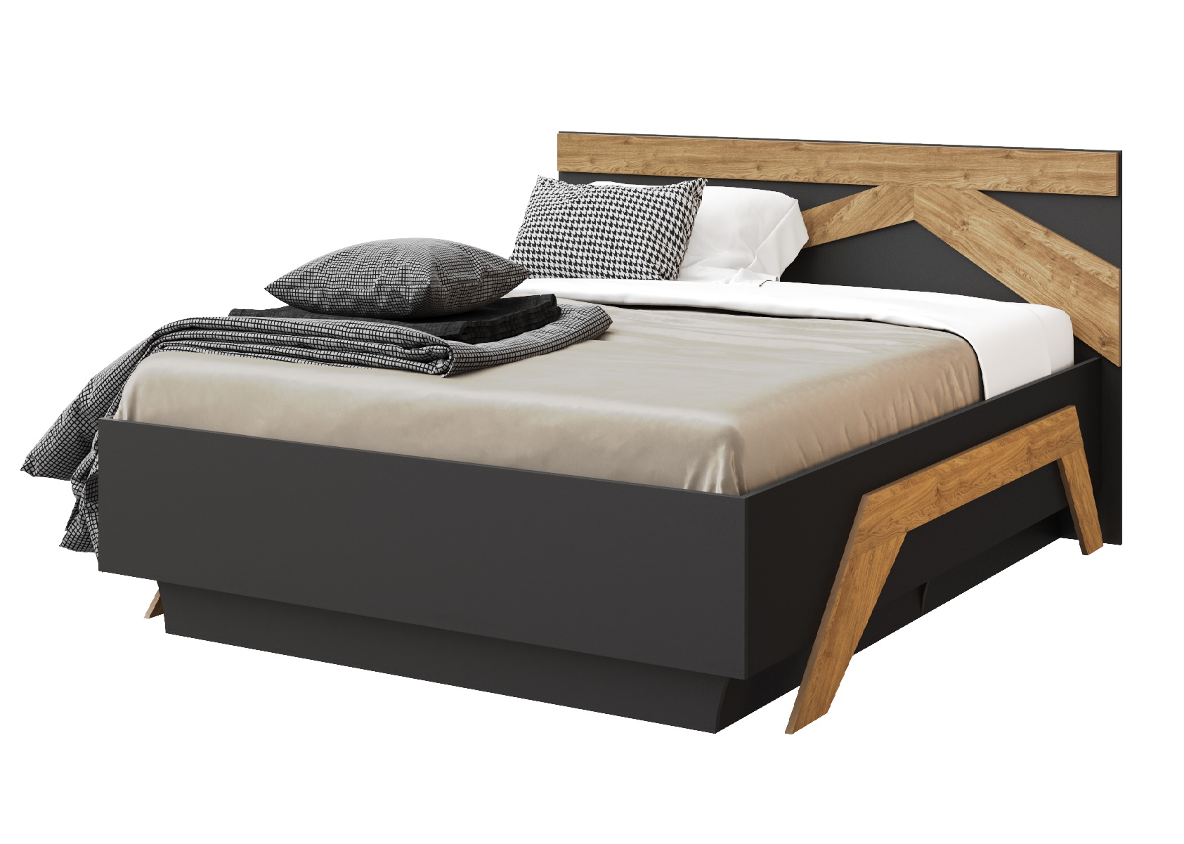 Кровать полуторная " Скандинавия" КМК 0905.3