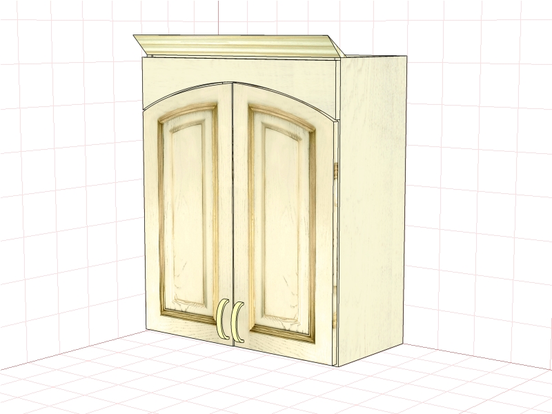 Шкаф настенный "Злата" ЗТ 3160/МА