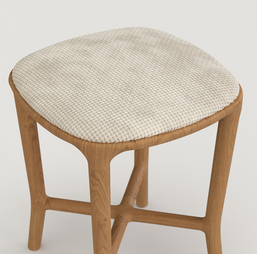 Табурет «Твист Комфорт» с мягким сиденьем №2