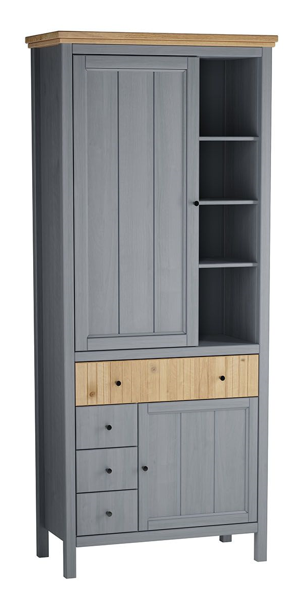 Шкаф для посуды "Сканди" 1113 глухие двери