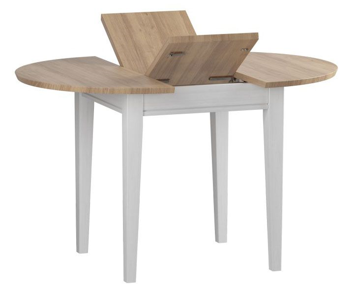 Стол обеденный раскладной "Сканди" D110/145 №4