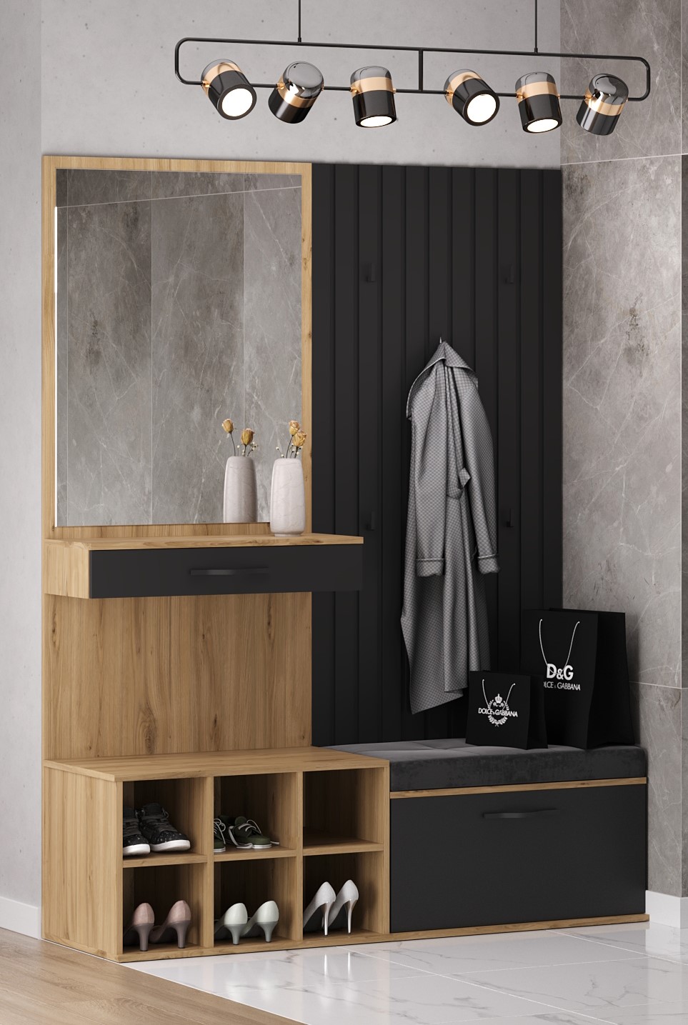 Шкаф комбинированный "Элана 2" КМК 0963 №1