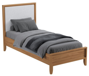 Кровать "Бридж" 90х200 с мягким изголовьем