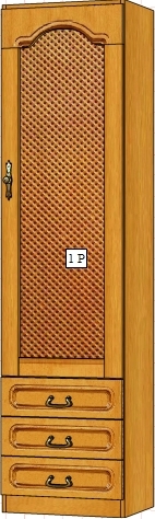 Шкаф Вилия 1Р (1ГР) ВМ 0135/Р