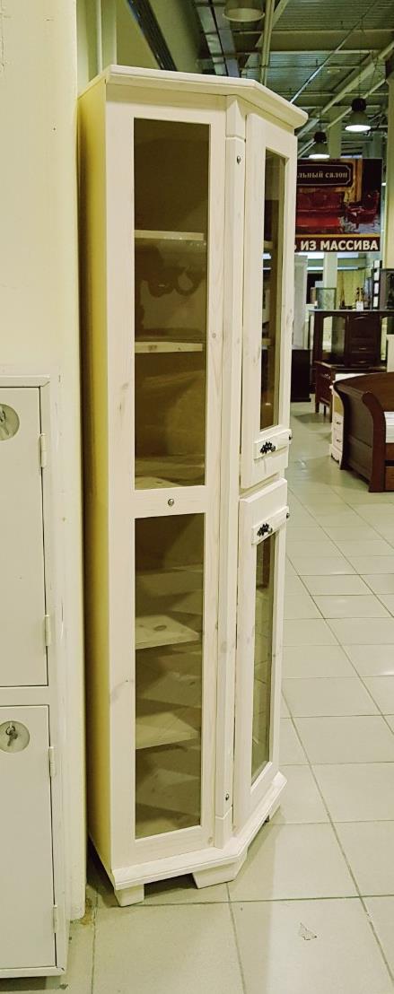 Витрина угловая "Хлоя" 02 со стеклом №3