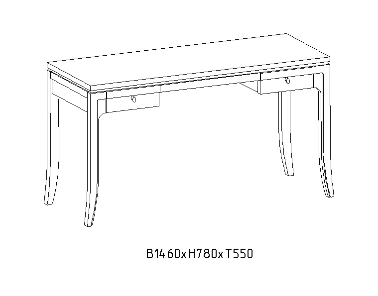 Стол туалетный "Орта" ММ-350-06 №2