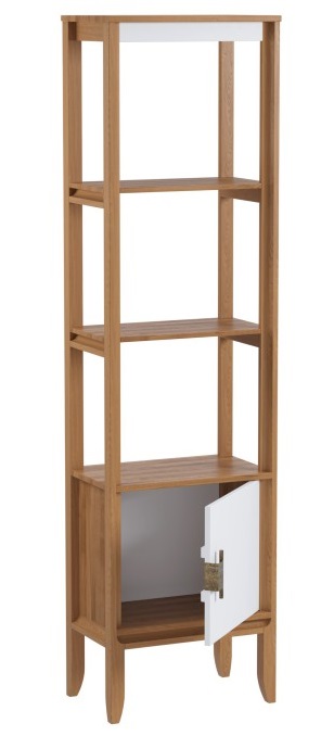 Стеллаж "Бридж" сквозной узкий с 1-ой дверью (10) №2