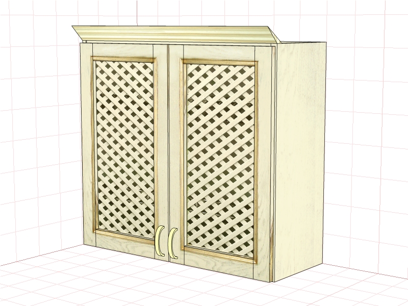 Шкаф настенный "Злата" ЗТ 3180/МР