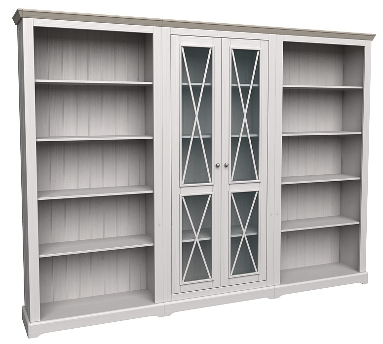 Витрина "Форест" с 2-мя стеклянными дверями №2