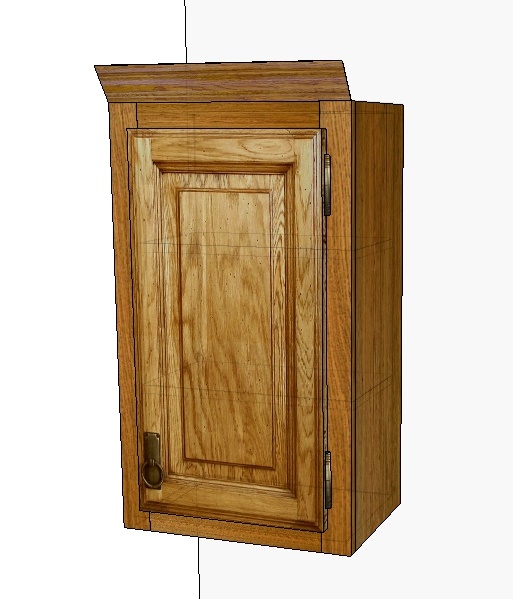 Шкаф настенный Марсель-Н 2645, 2645-01