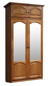 Шкаф двухдверный "Купава" ГМ 8422-01 (вешалка и полки)