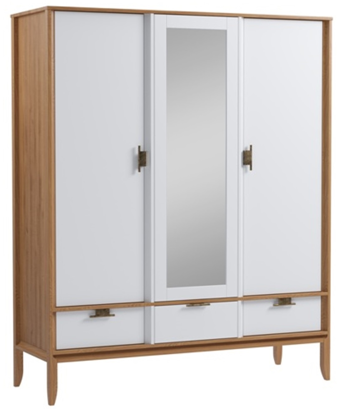 Шкаф 3-х дверный "Бридж" с зеркалом №2
