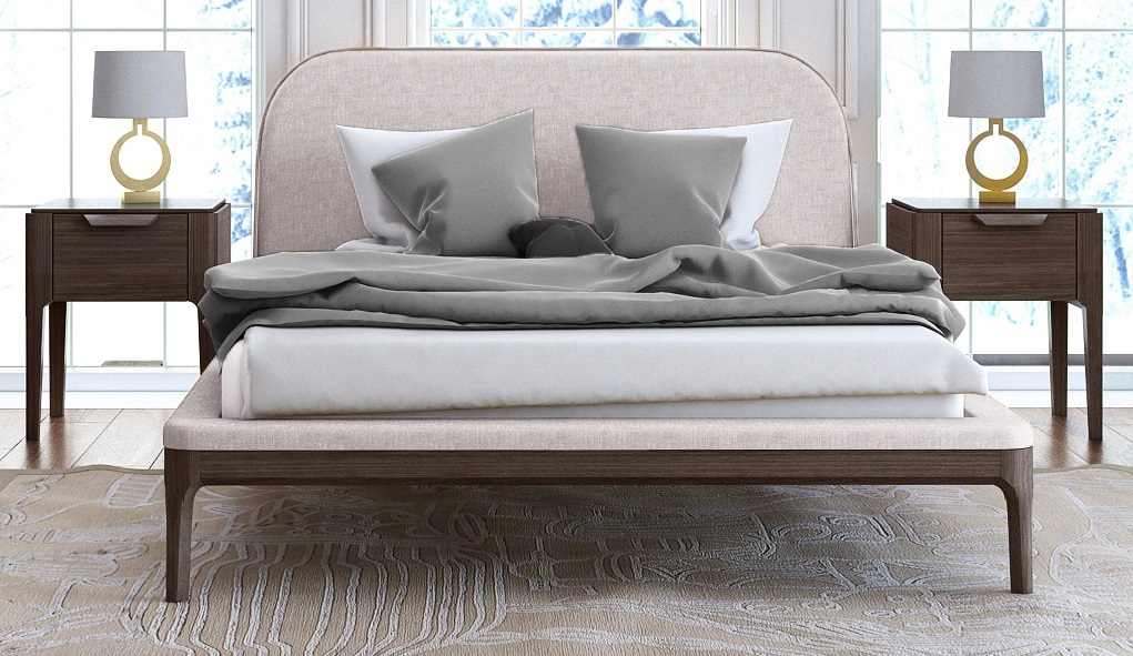 Кровать двуспальная "Энзо" ВМФ-2706 (без основания, Avelina 9534) 1800 №3