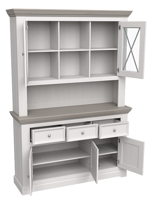 Надстройка комода 2 двери и полка "Форест" №1