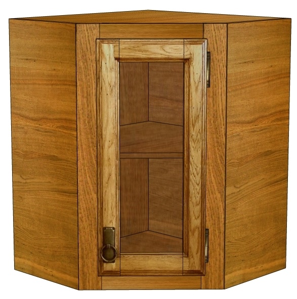 Шкаф настенный угловой Марсель-Н 3660 С, 3660-01 С