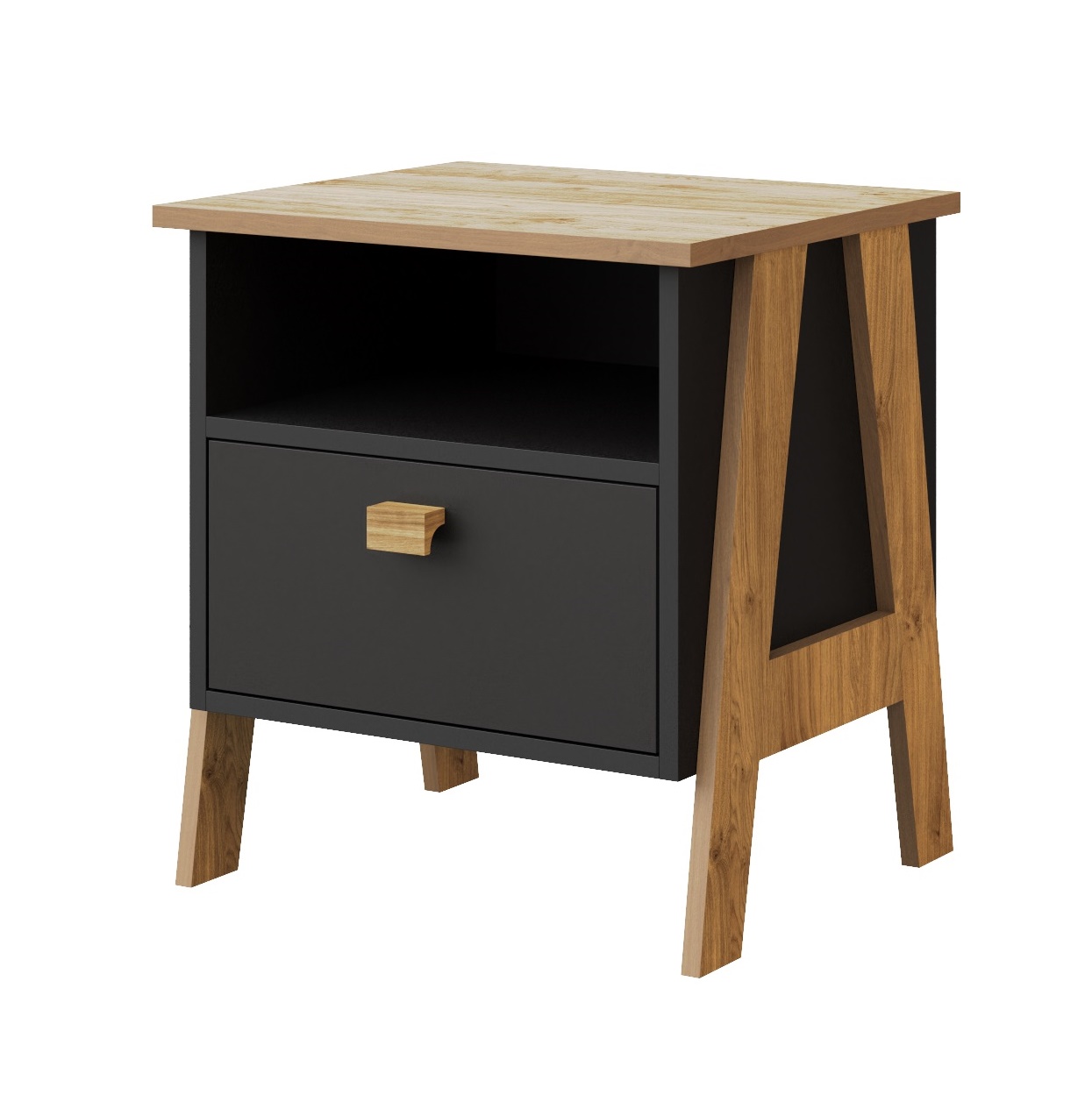 Тумба прикроватная "Скандинавия" КМК 0905.9 №1