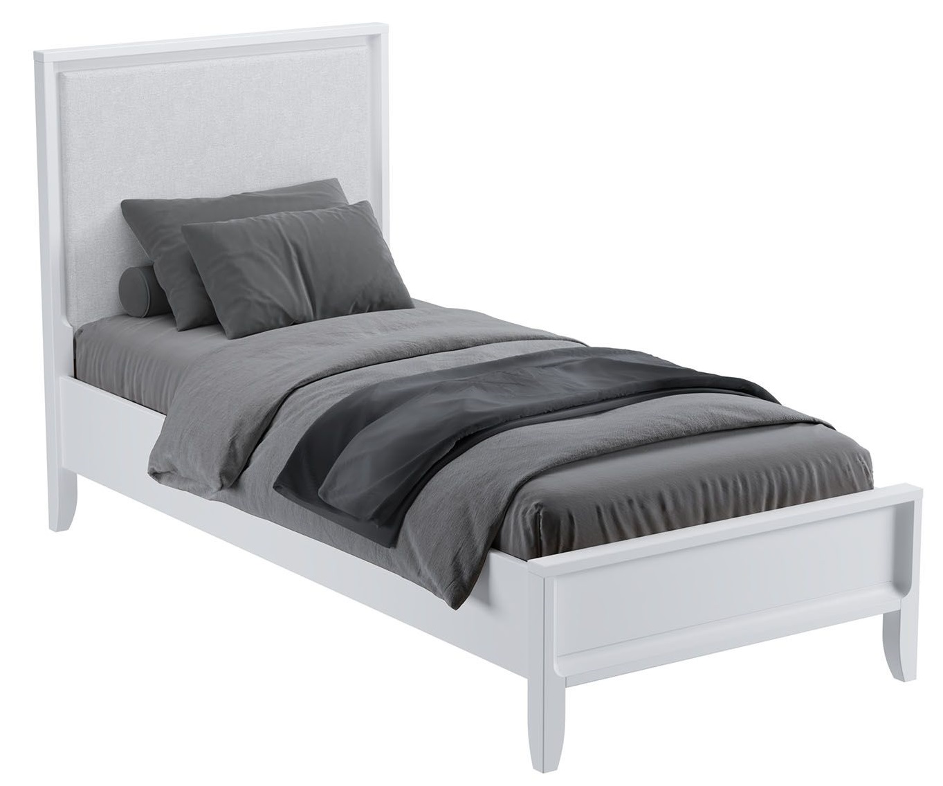 Кровать "Бридж" 90х200 с мягким изголовьем №1