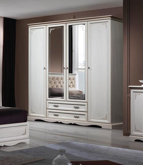 Шкаф четырехдверный "Лолита" ГМ 8801 №0