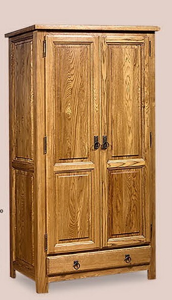 Шкаф двухдверный Марсель 028 ВМФ-6008