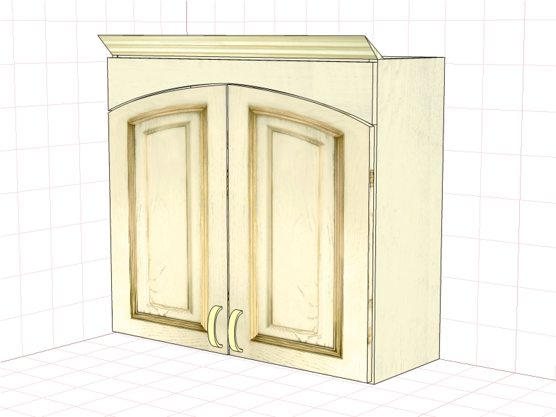 Шкаф настенный "Злата" ЗТ 3180/МА