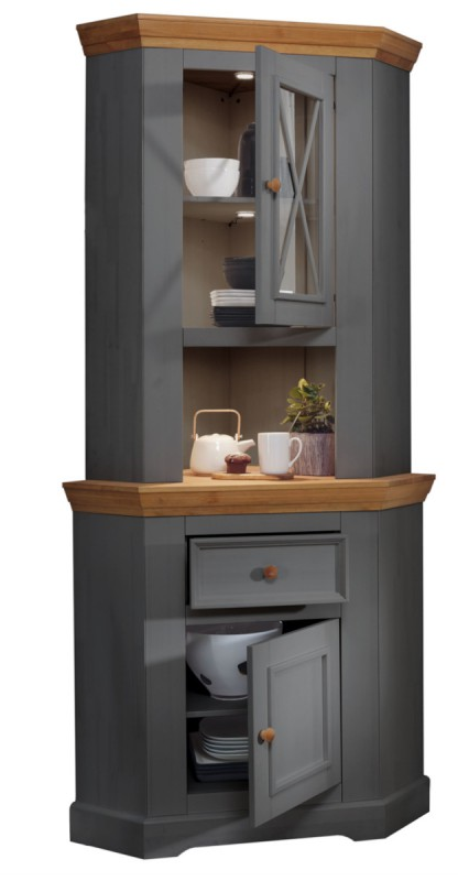 Буфет угловой "Форест Графит" №0