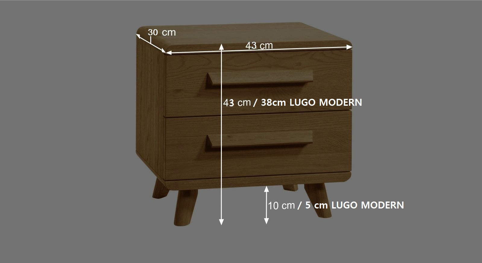 Тумба прикроватная "Lugo" R191 №1