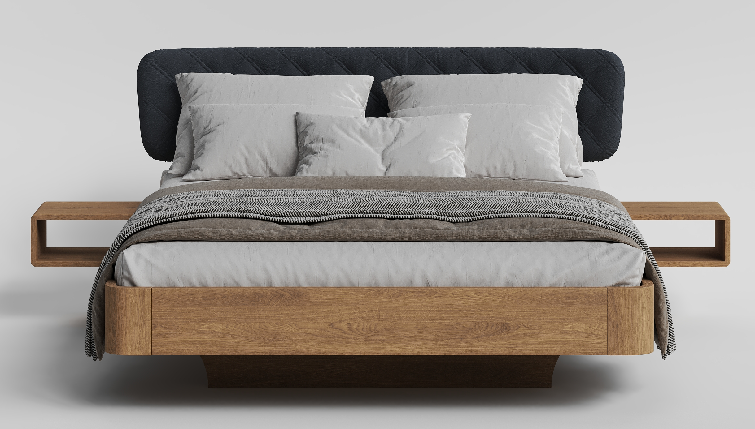 Кровать "ButterFly" с подсветкой и тумбочками RO196