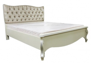 картинка Кровать 2-х спальная "Луиза" (б/к., б/м.) ММ 227-02/16Б-1 (1600х2000) от магазина Лида регион