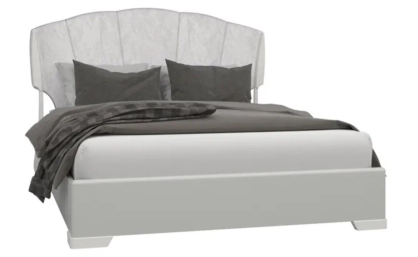 Кровать двуспальная "Мираж" (б/карк.) ММ-394-02/16Б