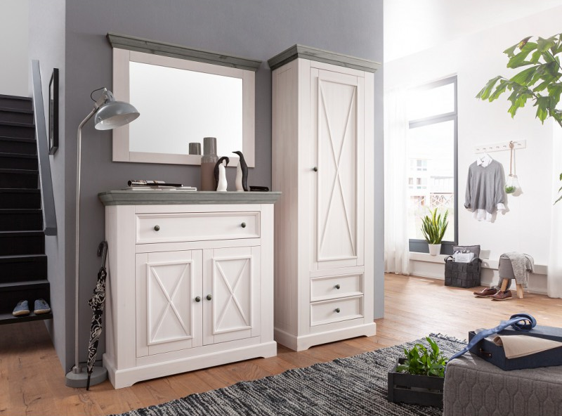 Комод "Форест" 2 двери 1 ящик с 2 полками (Тумба -21) №1