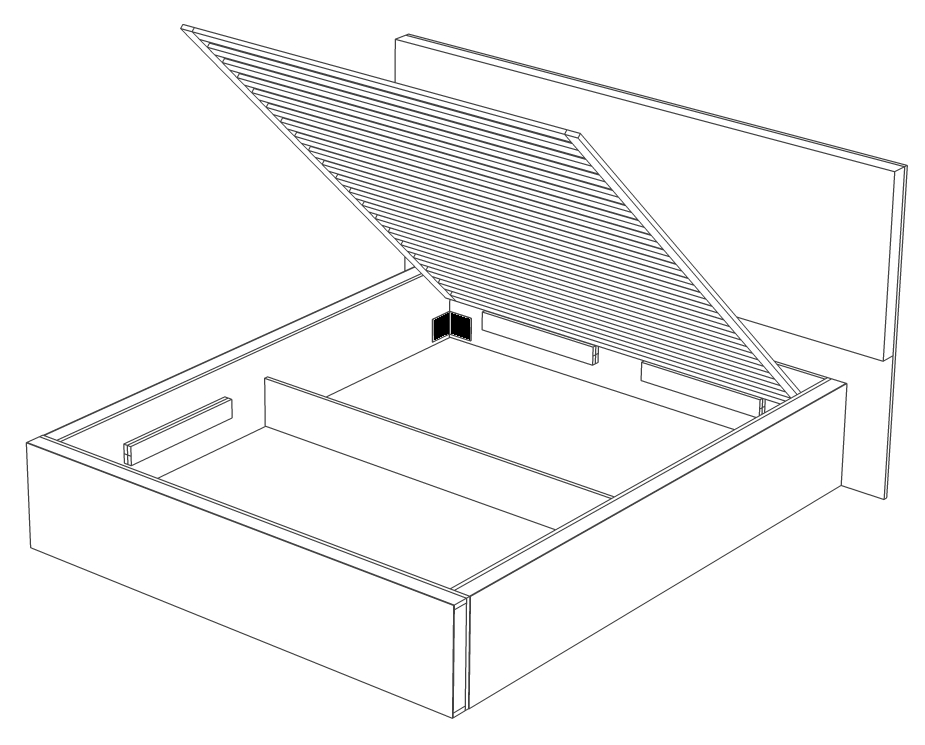 Кровать двуспальная "1600-02 Наоми" КМК 0882 №1