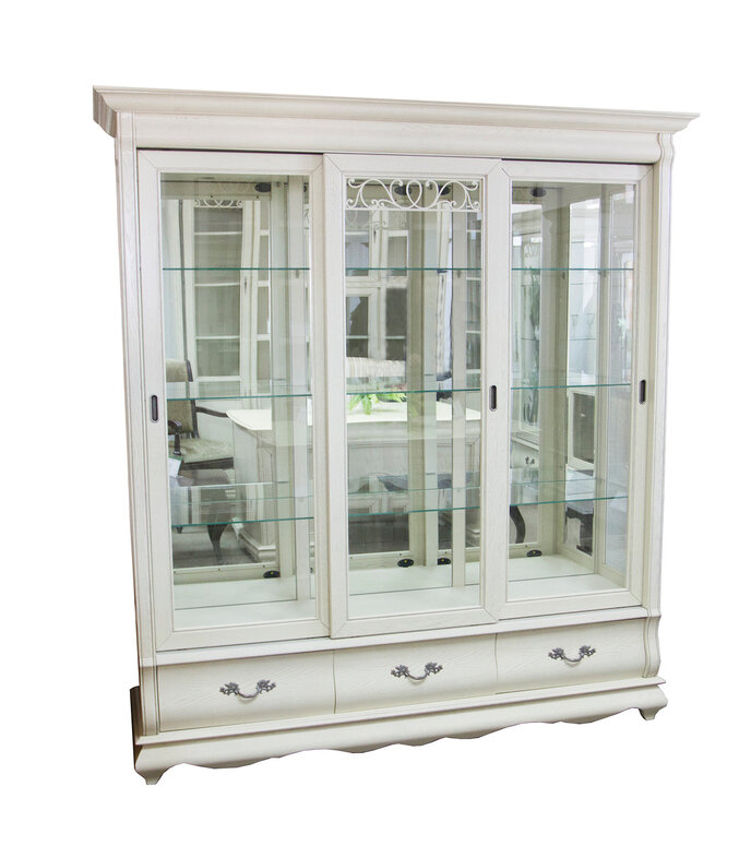 Витрина 3-х дверная "Оскар" ММ 210-03 (сдвижные двери) №0