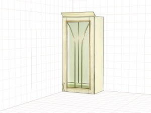 Шкаф настенный "Злата" ЗТ 2945/В(01)