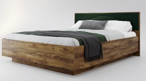 Кровать двуспальная "1600 Монтале РМ" КМК 0966.24 с подъемным механизмом