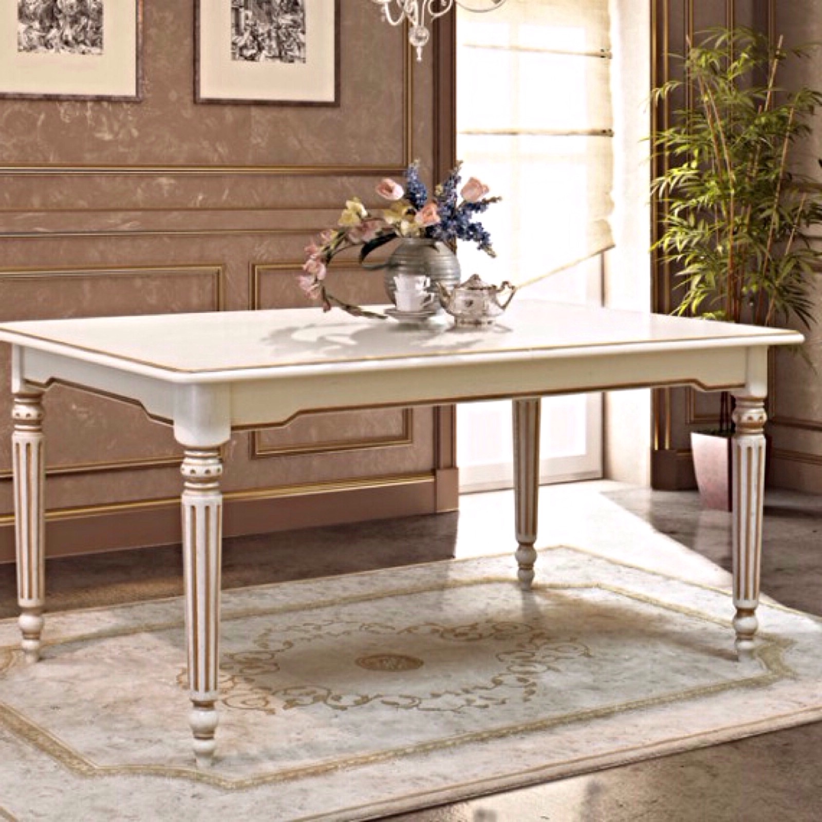 Стол обеденный (раздвижной) "Давиль" ММ-126-24 №1