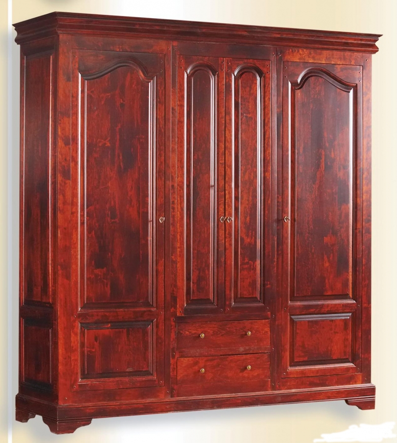 Шкаф четырехдверный "Луи Филипп" МО 25.06