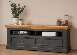 Тумба ТВ "Форест Графит" 2 ящика