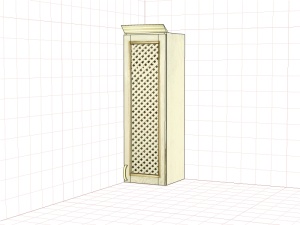 Шкаф настенный "Злата" ЗТ 2630/Р(01)