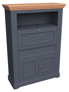 Комод "Форест Графит" 3 двери 1 ящик