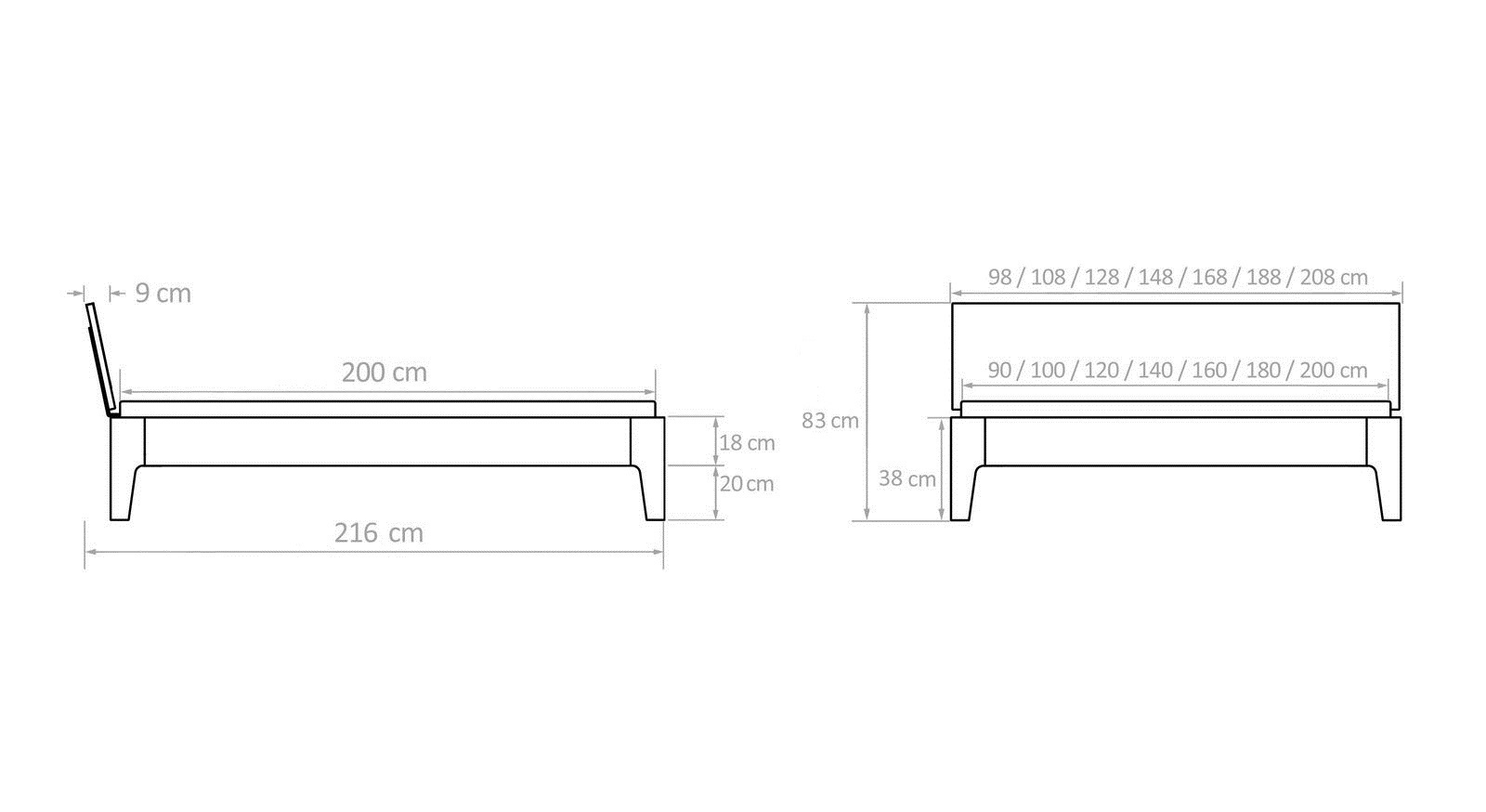 Кровать "Луго модерн" RO191 №9