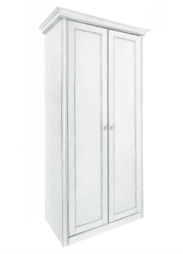 Шкаф двухдверный "Палермо" Т-752П (с полками и штангой) №1