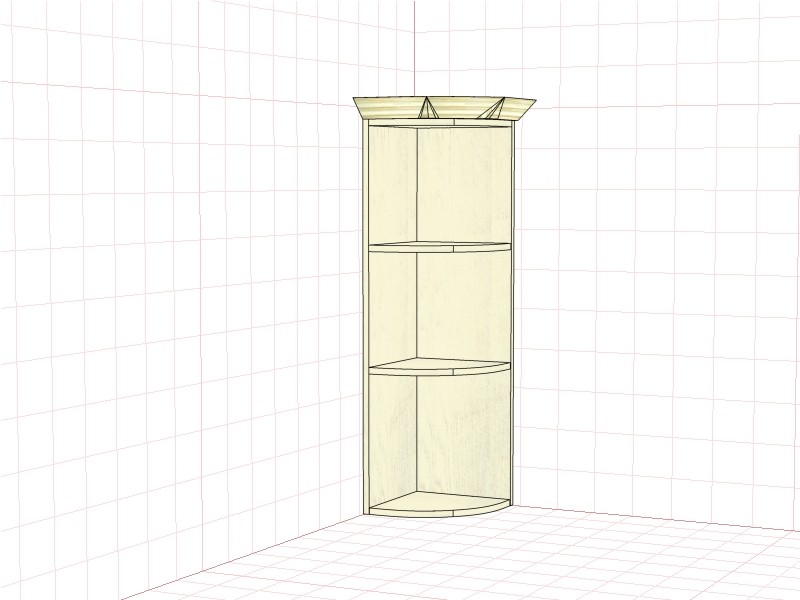 Шкаф настенный "Злата" ЗТ 3928(01)