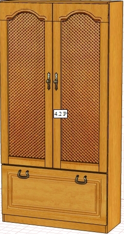 Шкаф Вилия 4.2Р (4.2ГР) ВМ 0635/Р