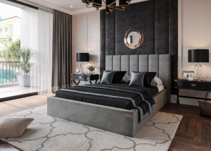 Кровать двуспальная "1600-02 Наоми" КМК 0882