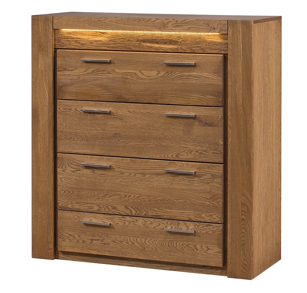 Комод "Velvet 75" высокий с 4 ящиками