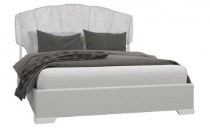 Кровать двуспальная "Мираж" (б/карк.) ММ-394-02/18Б