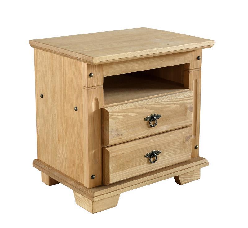 Тумба прикроватная "Хлоя" с ящиками №0