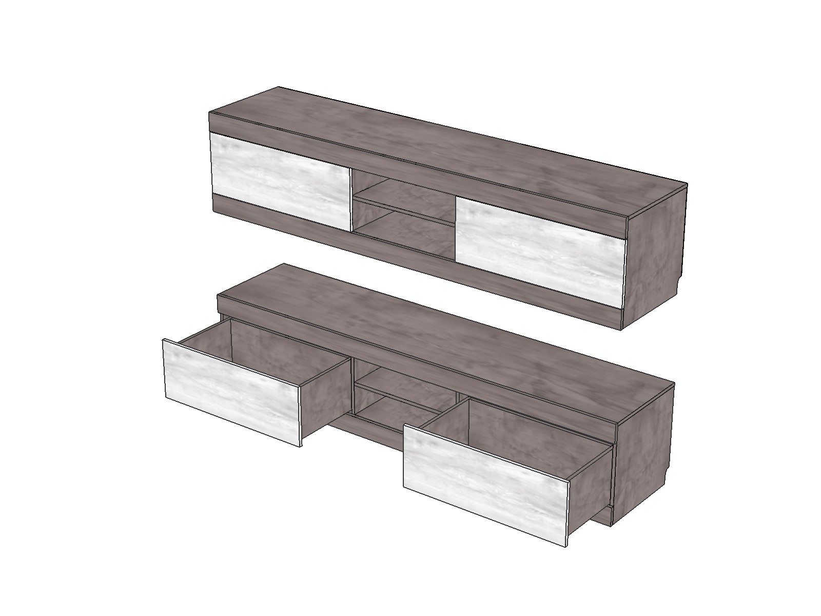 Тумба под ТВ "Лондон" 2Я КМК 0467.1 №5