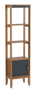 Стеллаж "Бридж" сквозной узкий с 1-ой дверью (10)