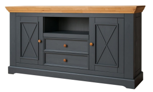 Комод "Форест Графит" 2 двери 2 ящика